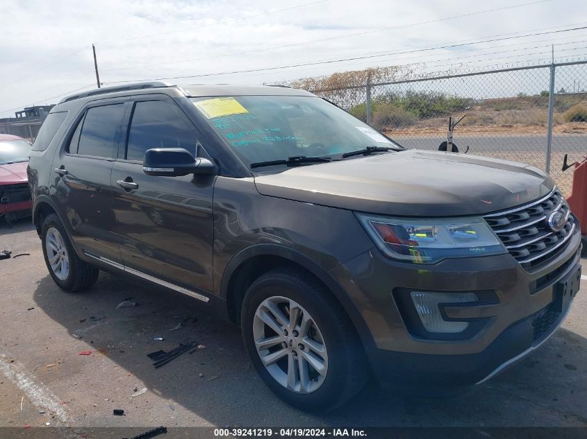 2016 Ford Explorer Xlt VIN: 1FM5K7D89GGC85657 Lot: 39241219