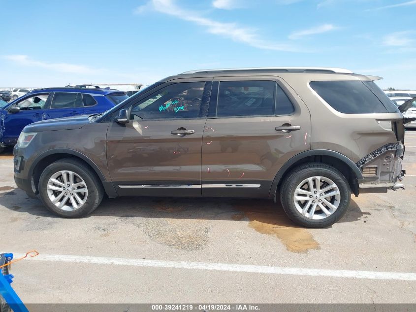 2016 Ford Explorer Xlt VIN: 1FM5K7D89GGC85657 Lot: 39241219