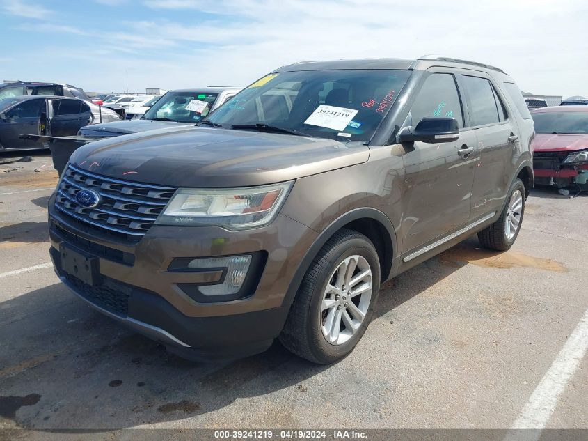2016 Ford Explorer Xlt VIN: 1FM5K7D89GGC85657 Lot: 39241219