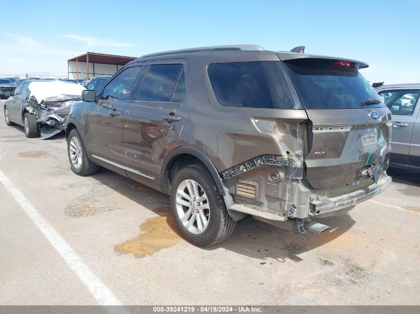 2016 Ford Explorer Xlt VIN: 1FM5K7D89GGC85657 Lot: 39241219