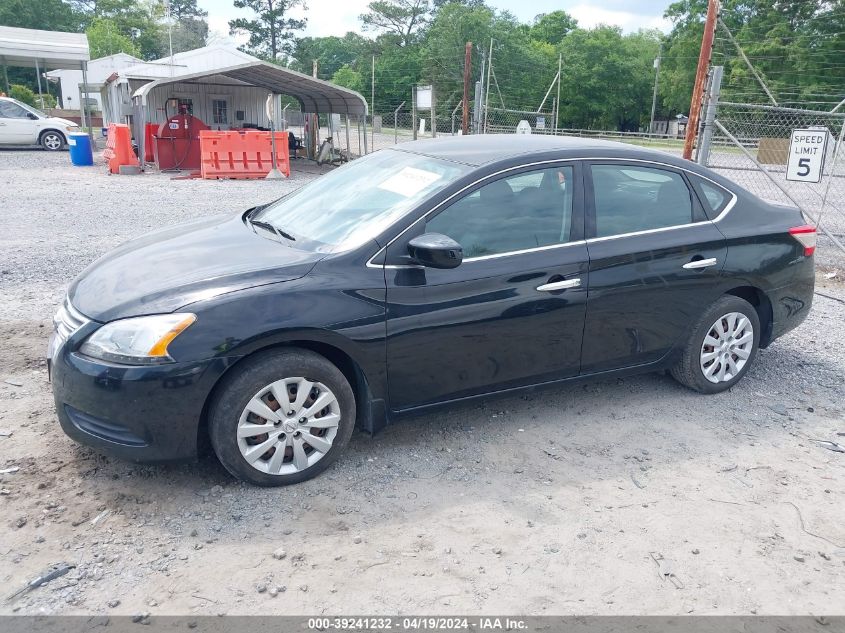 2014 Nissan Sentra Fe+ S/Fe+ Sv/S/Sl/Sr/Sv VIN: 1N4AB7AP5EN852248 Lot: 39241232