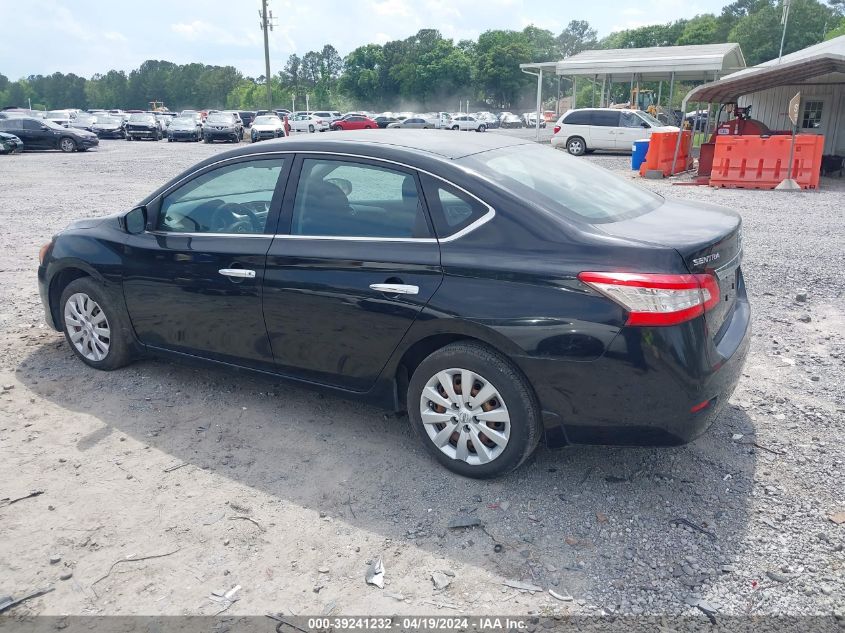 2014 Nissan Sentra Fe+ S/Fe+ Sv/S/Sl/Sr/Sv VIN: 1N4AB7AP5EN852248 Lot: 39241232