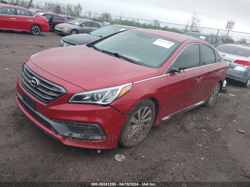 2017 Hyundai Sonata Sport VIN: 5NPE34AF7HH561835 Lot: 39241250