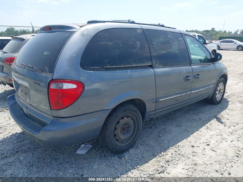 2001 Chrysler Town & Country Limited VIN: 2C8GP64L61R345184 Lot: 39241253