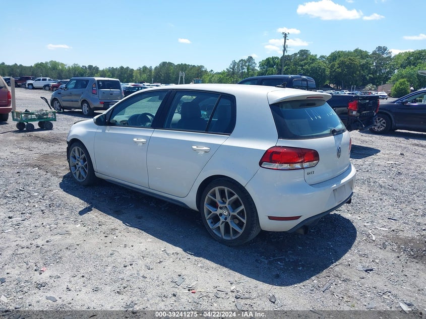 2013 VOLKSWAGEN GTI DRIVERS EDITION - WVWHV7AJ8DW134777
