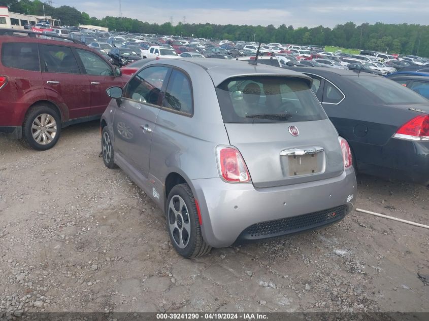 2015 Fiat 500E Battery Electric VIN: 3C3CFFGE5FT662639 Lot: 39241290