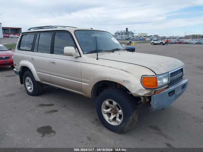 1991 Toyota Land Cruiser Fj80 VIN: JT3FJ80W3M0016522 Lot: 39241317