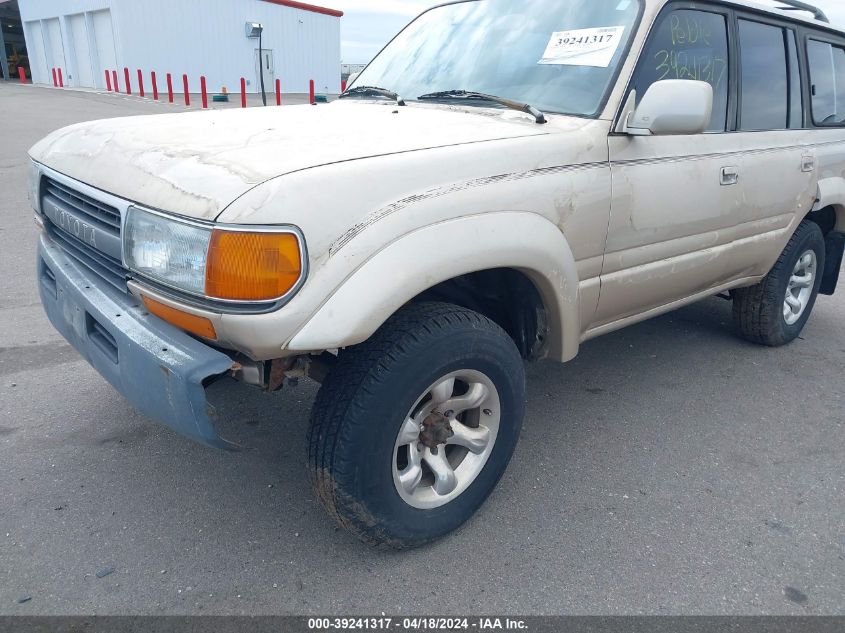 1991 Toyota Land Cruiser Fj80 VIN: JT3FJ80W3M0016522 Lot: 39241317