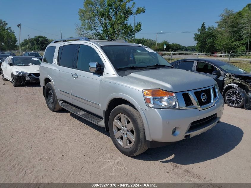 2012 Nissan Armada Platinum VIN: 5N1AA0NC7CN606211 Lot: 39241370