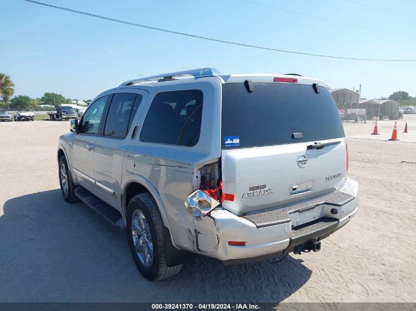 2012 Nissan Armada Platinum VIN: 5N1AA0NC7CN606211 Lot: 39241370