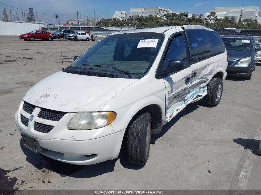 2002 Dodge Grand Caravan Se VIN: 1B4GP24322B530047 Lot: 39241380