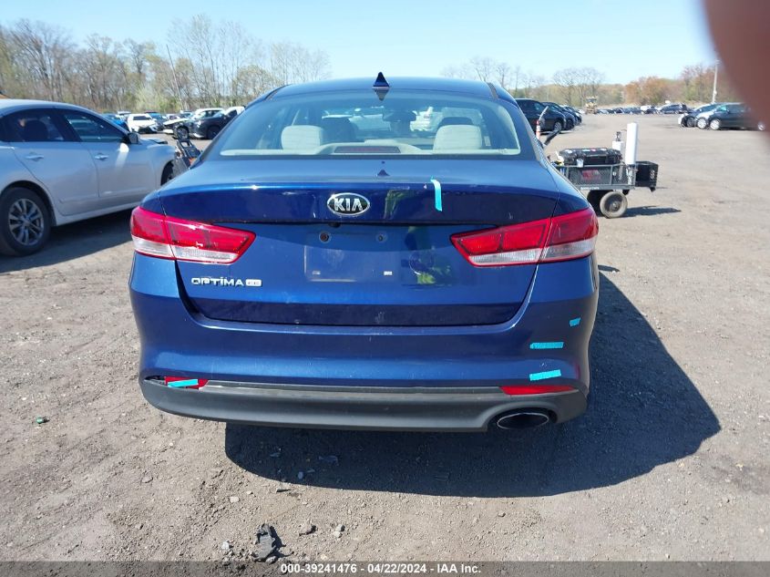 2016 Kia Optima Lx VIN: 5XXGT4L39GG016631 Lot: 40883670