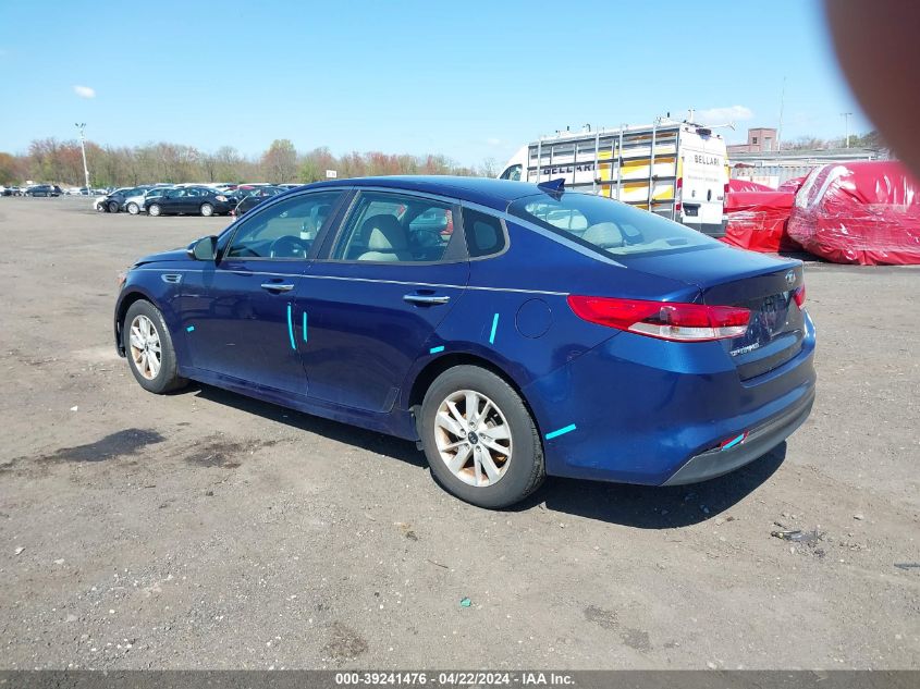 2016 Kia Optima Lx VIN: 5XXGT4L39GG016631 Lot: 40883670