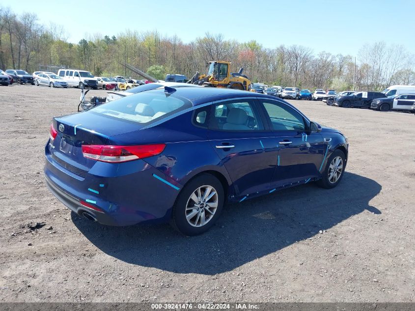 2016 Kia Optima Lx VIN: 5XXGT4L39GG016631 Lot: 40883670