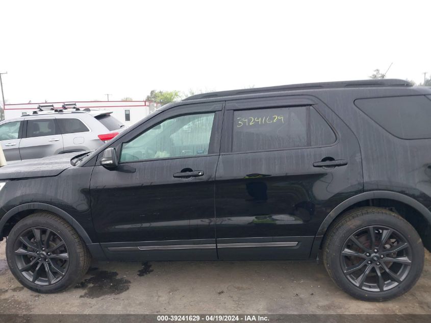 2018 Ford Explorer Xlt VIN: 1FM5K8D88JGC38441 Lot: 39241629