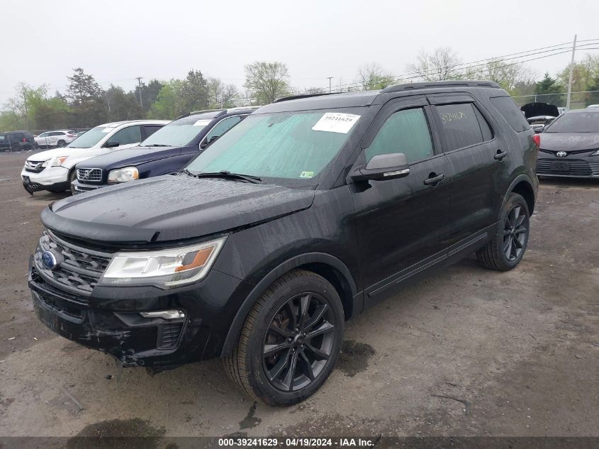 VIN 1FM5K8D88JGC38441 2018 FORD EXPLORER XLT