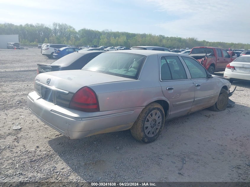 2007 Mercury Grand Marquis Gs VIN: 2MEFM74V07X604834 Lot: 39241638