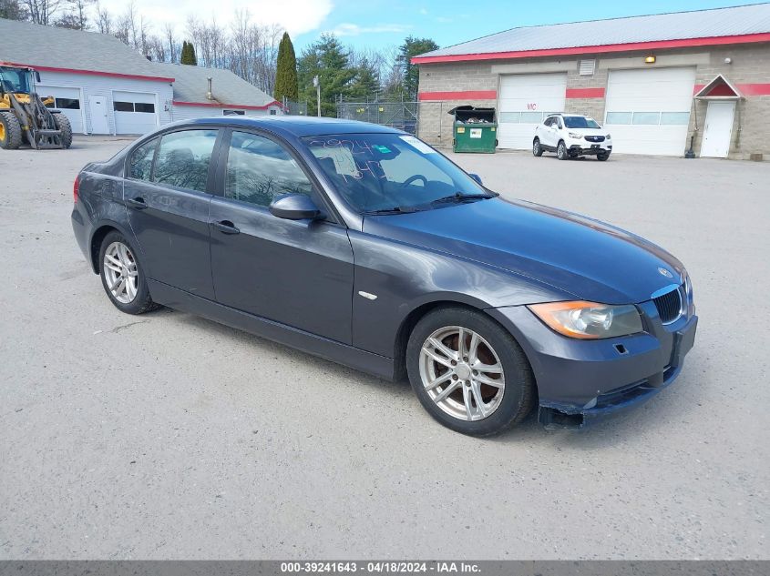 2008 BMW 328I VIN: WBAVA37508NL51332 Lot: 39241643