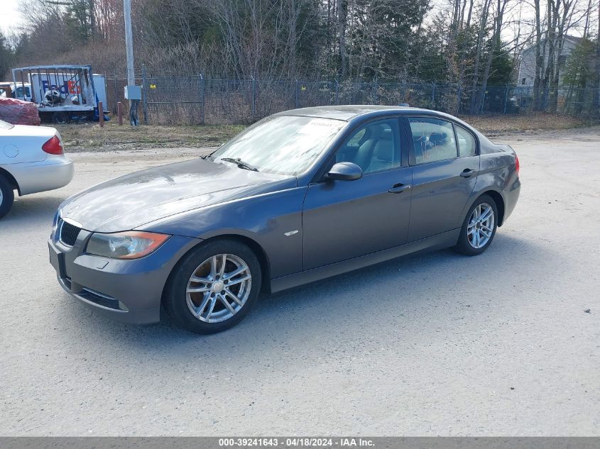 2008 BMW 328I VIN: WBAVA37508NL51332 Lot: 39241643