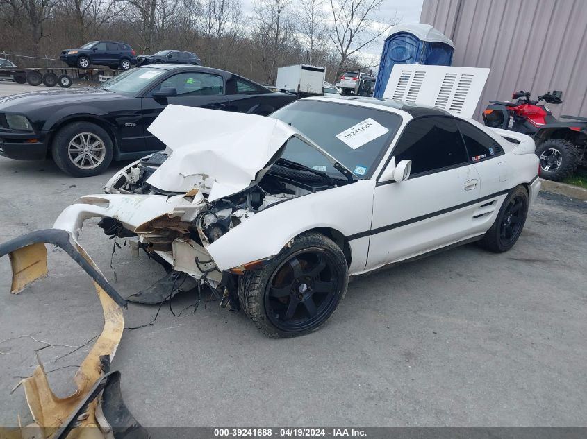 1991 Toyota Mr2 Sport Roof VIN: JT2SW21N0M0009874 Lot: 39241688