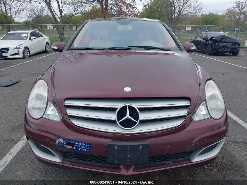 4JGCB65E87A056296 | 2007 MERCEDES-BENZ R 350