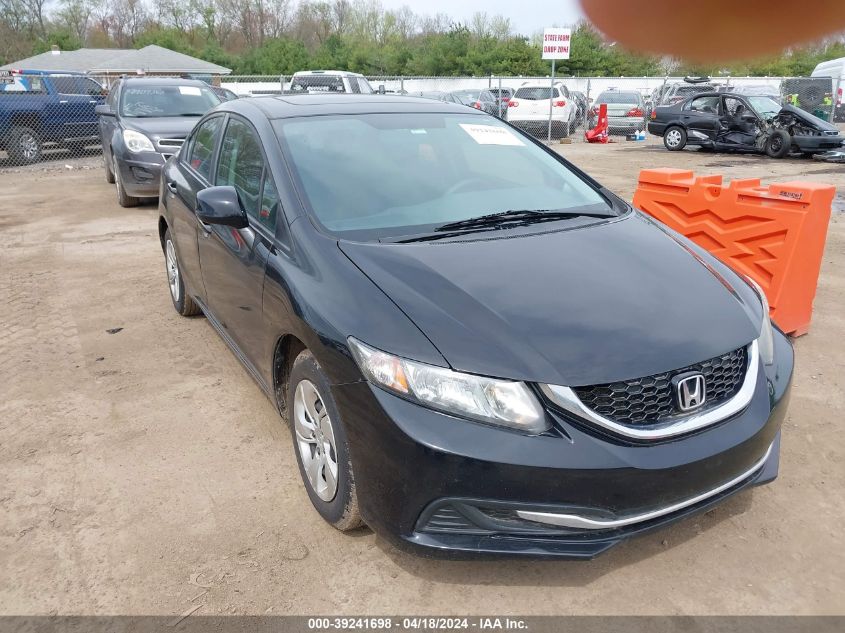 2013 Honda Civic Ex VIN: 19XFB2F84DE075696 Lot: 39241698