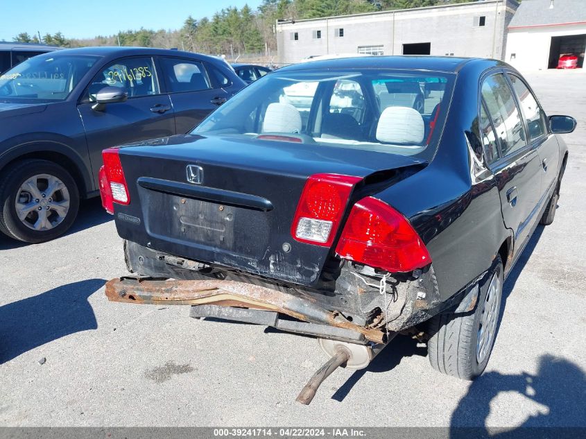 2005 Honda Civic Lx VIN: 2HGES166X5H516338 Lot: 50328064