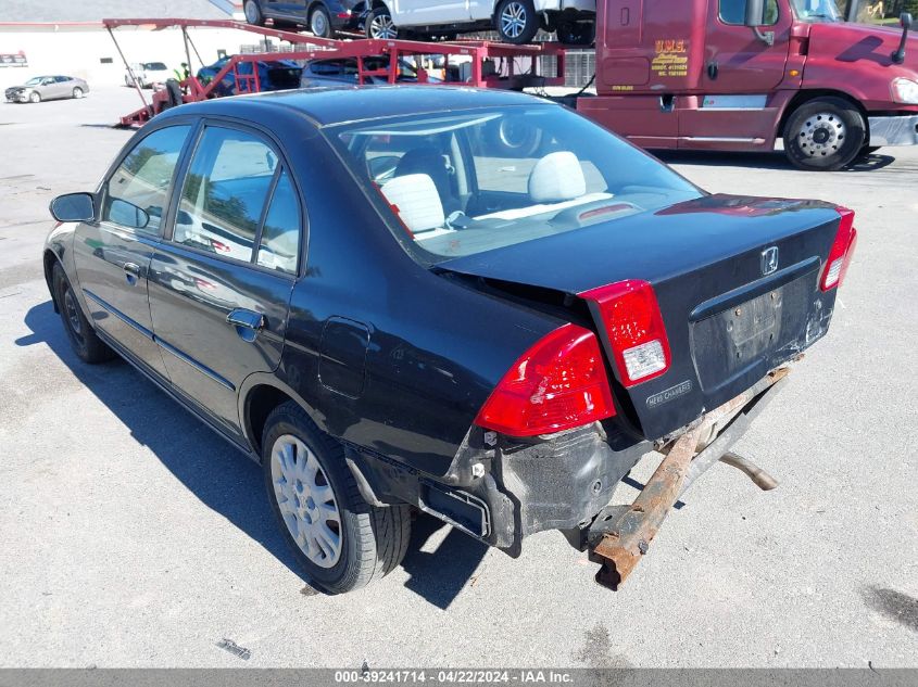 2005 Honda Civic Lx VIN: 2HGES166X5H516338 Lot: 50328064