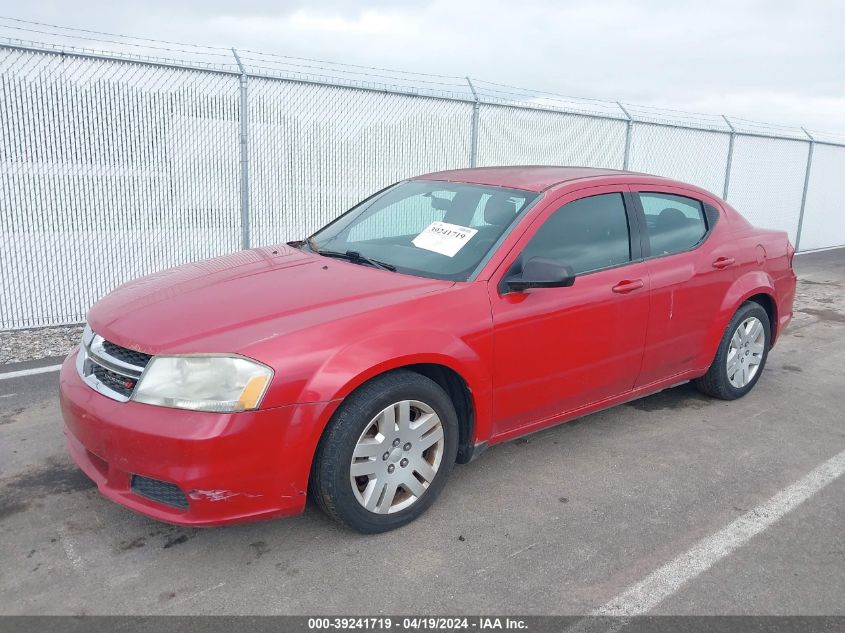 1C3CDZAB5EN126519 | 2014 DODGE AVENGER