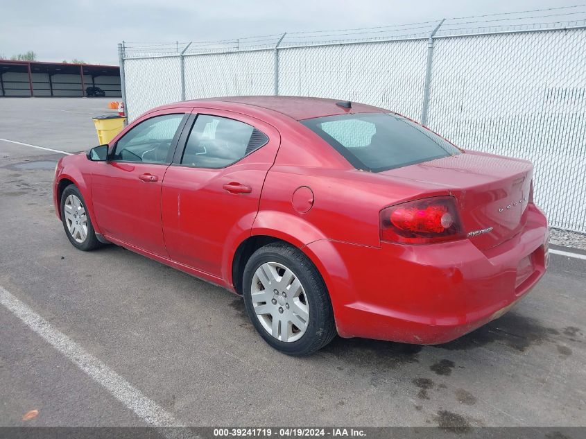 1C3CDZAB5EN126519 | 2014 DODGE AVENGER