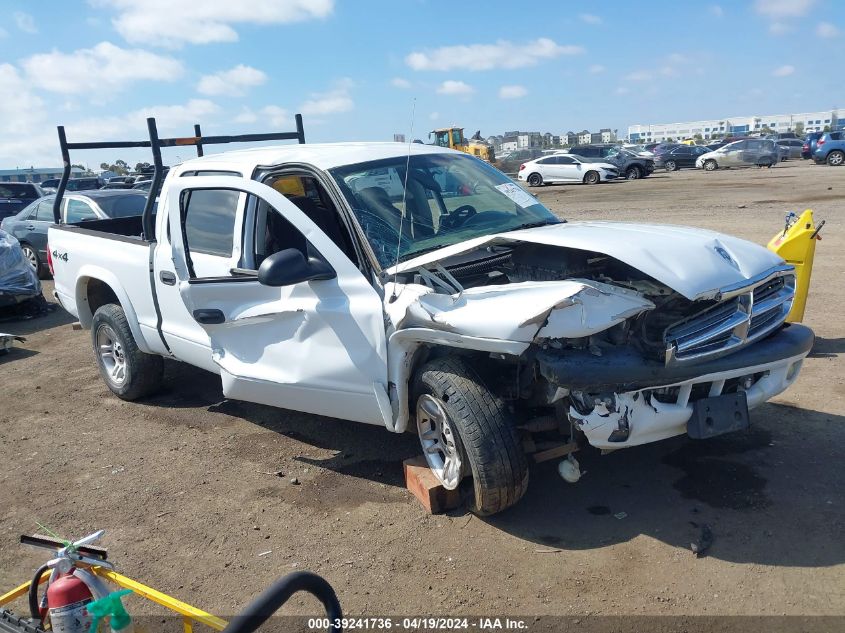 2004 Dodge Dakota Sport/Sxt VIN: 1D7HG38N34S525201 Lot: 39241736