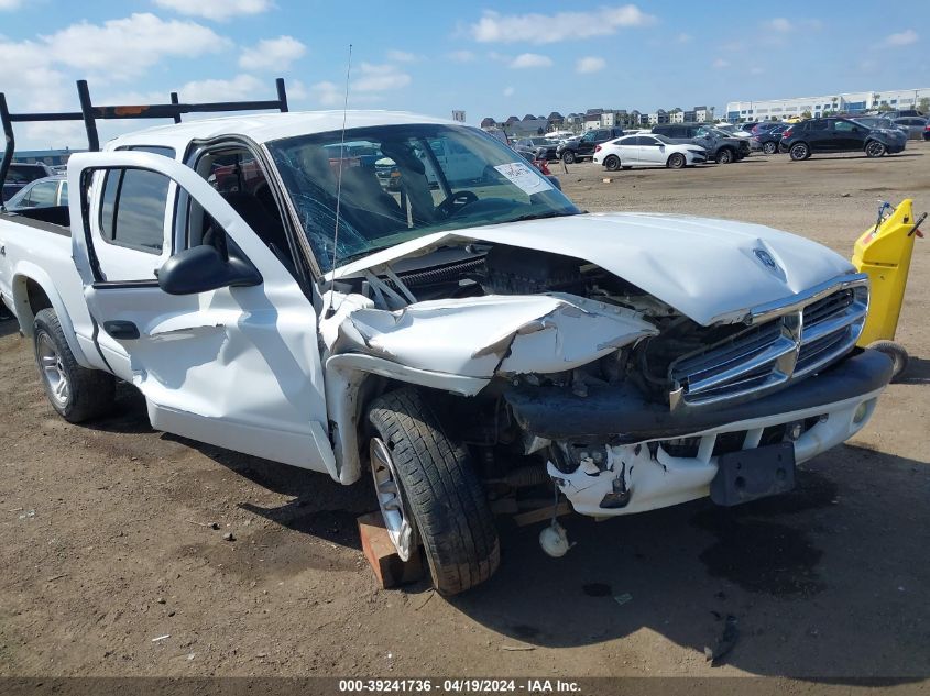 2004 Dodge Dakota Sport/Sxt VIN: 1D7HG38N34S525201 Lot: 39241736