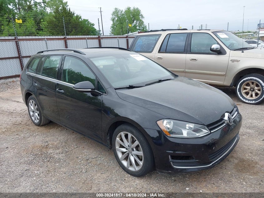 2015 VOLKSWAGEN GOLF SPORTWAGEN TSI SE 4-DOOR - 3VWC17AU3FM508227