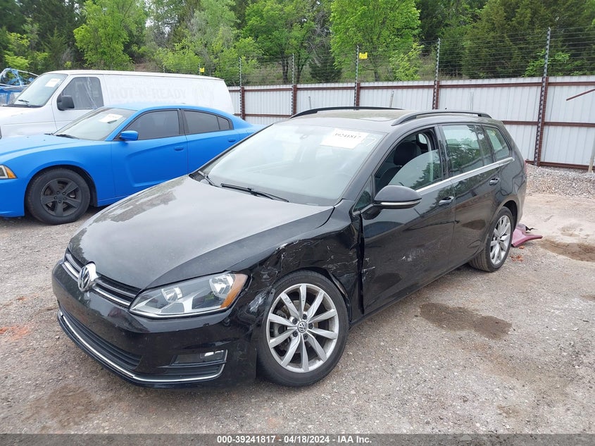 2015 VOLKSWAGEN GOLF SPORTWAGEN TSI SE 4-DOOR - 3VWC17AU3FM508227