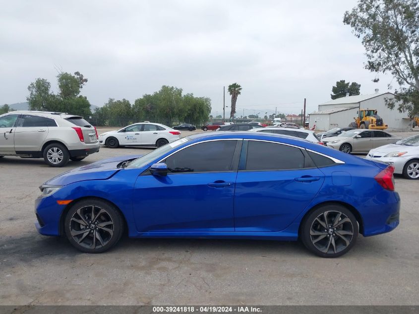 2019 Honda Civic Sport VIN: 2HGFC2F85KH514792 Lot: 39241818