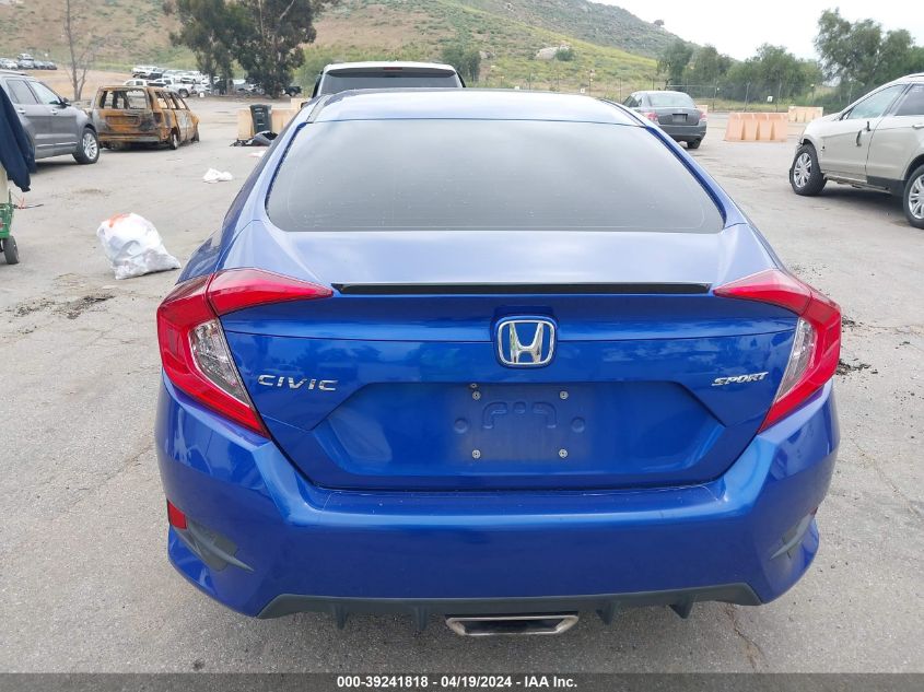 2019 Honda Civic Sport VIN: 2HGFC2F85KH514792 Lot: 39241818