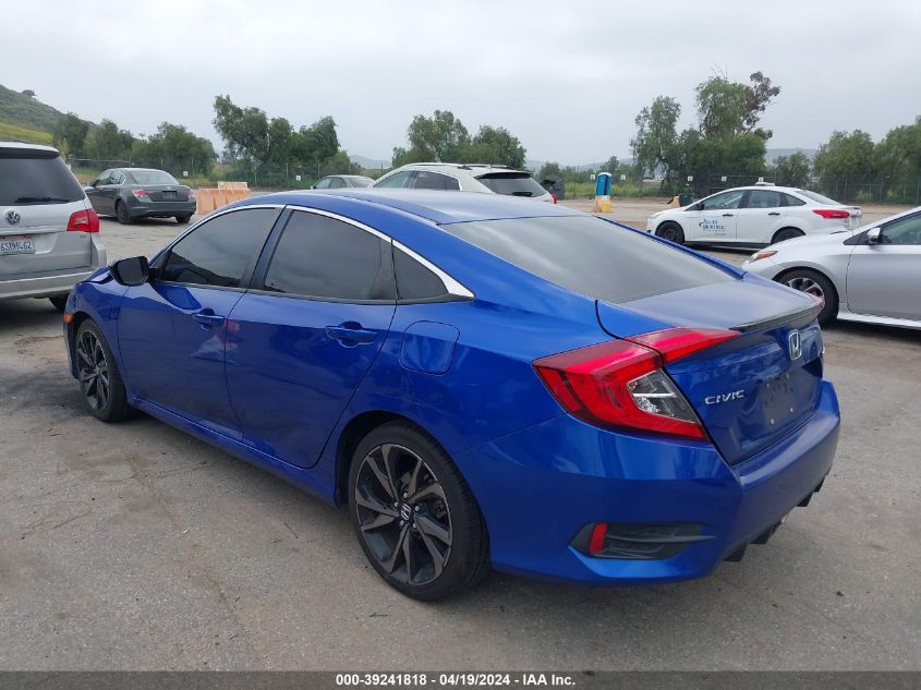 2019 Honda Civic Sport VIN: 2HGFC2F85KH514792 Lot: 39241818