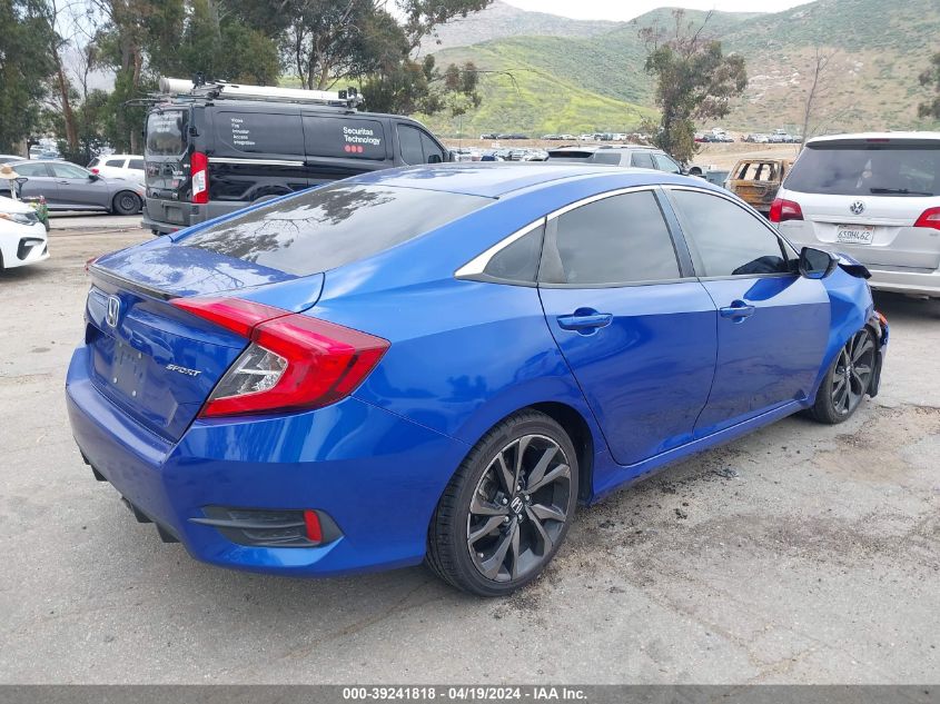 2019 Honda Civic Sport VIN: 2HGFC2F85KH514792 Lot: 39241818