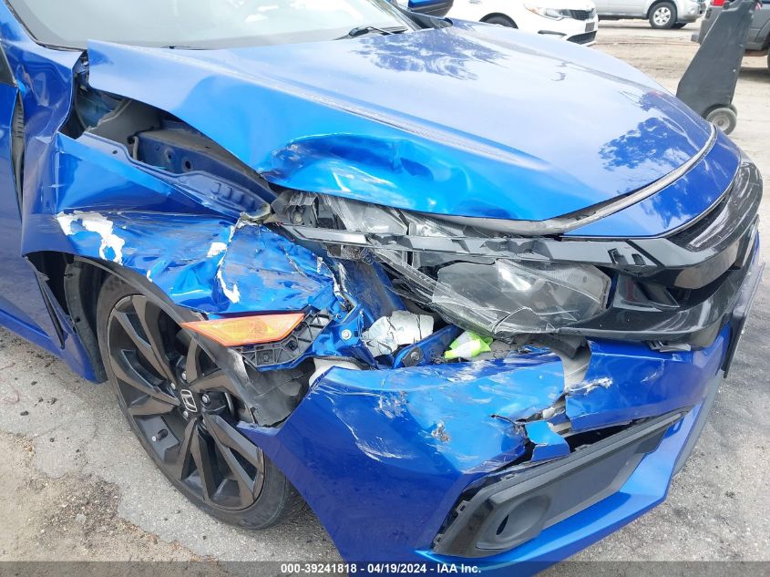 2019 Honda Civic Sport VIN: 2HGFC2F85KH514792 Lot: 39241818