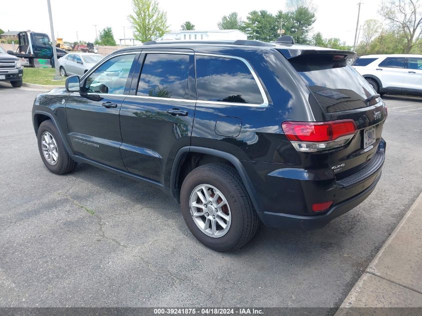 2020 Jeep Grand Cherokee Laredo E 4X4 VIN: 1C4RJFAGXLC165527 Lot: 39241875