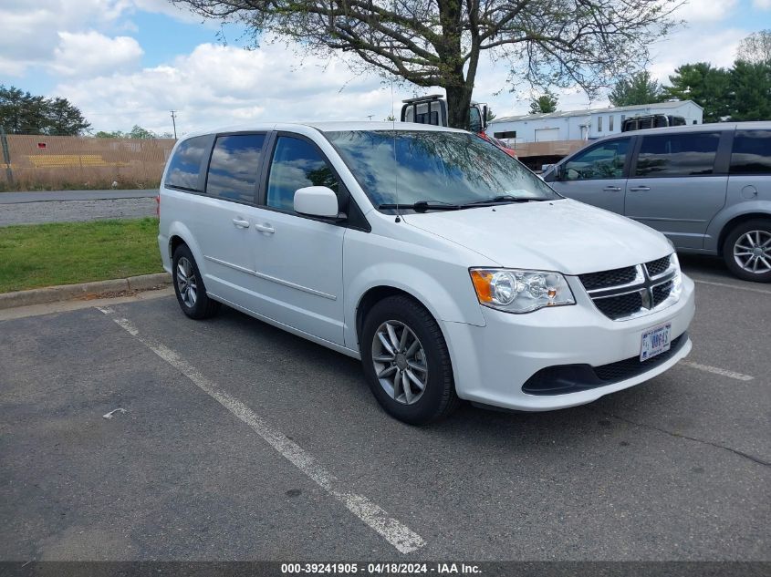 2016 Dodge Grand Caravan Se Plus VIN: 2C4RDGBG5GR343563 Lot: 39241905