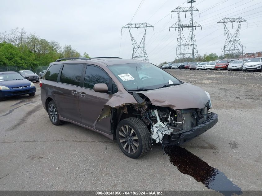 2019 Toyota Sienna Xle 7 Passenger VIN: 5TDDZ3DC7KS224279 Lot: 39241956