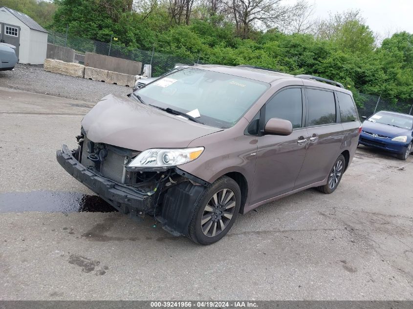 2019 Toyota Sienna Xle 7 Passenger VIN: 5TDDZ3DC7KS224279 Lot: 39241956