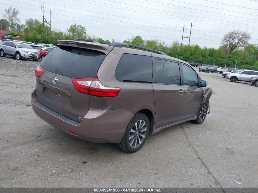 2019 Toyota Sienna Xle 7 Passenger VIN: 5TDDZ3DC7KS224279 Lot: 39241956