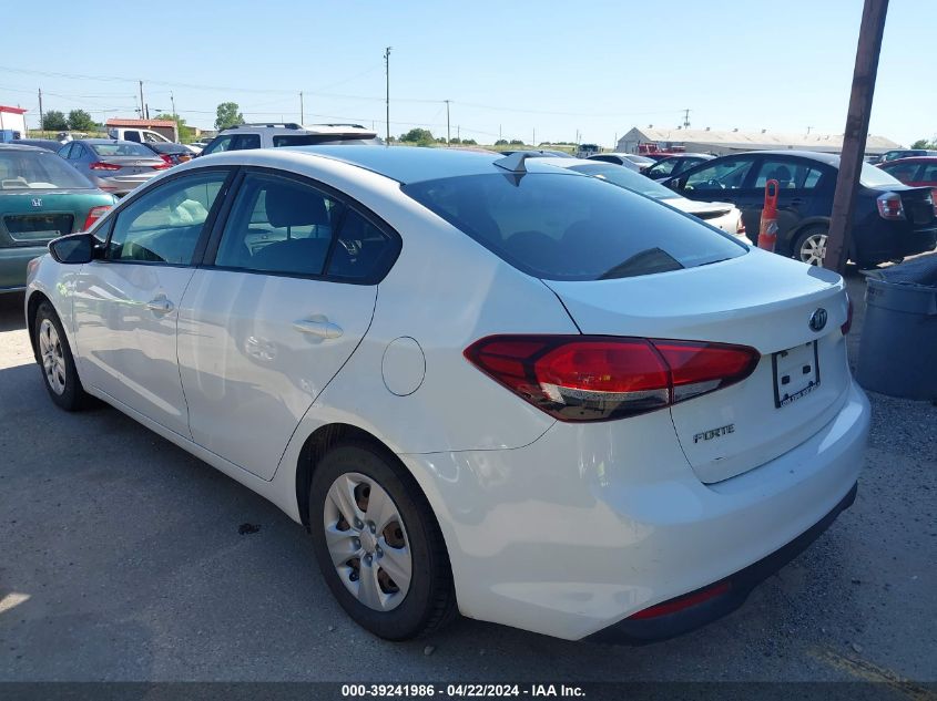 2017 Kia Forte Lx VIN: 3KPFK4A79HE100320 Lot: 39241986