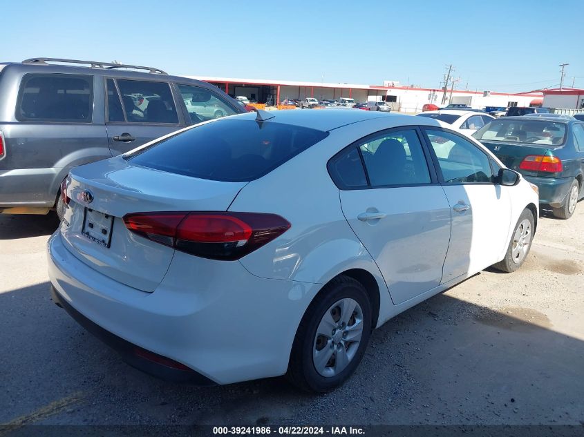 2017 Kia Forte Lx VIN: 3KPFK4A79HE100320 Lot: 39241986