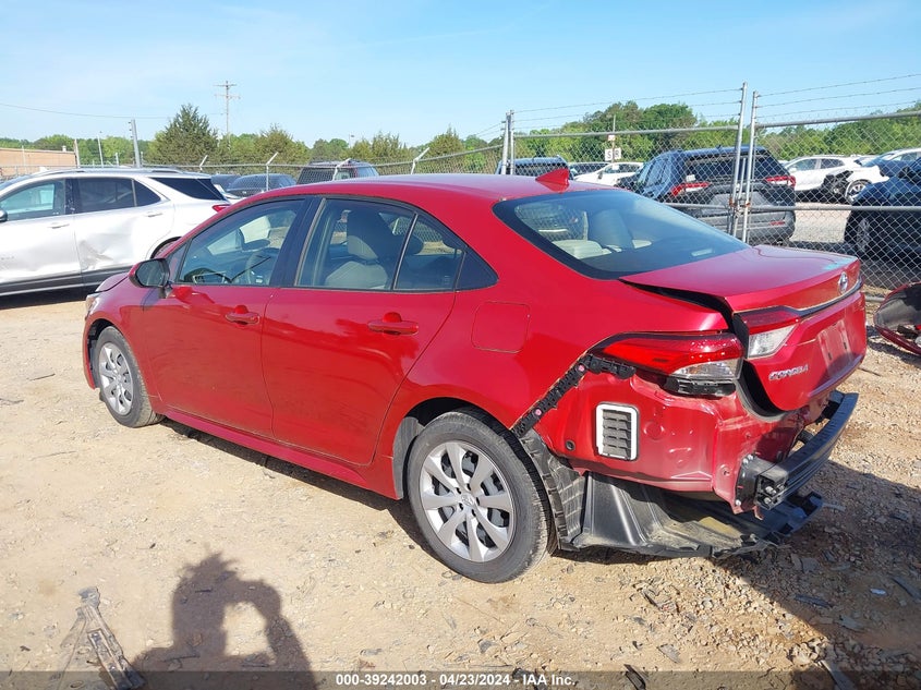 2021 TOYOTA COROLLA 1.8L I4 FI DOHC 16V (VIN: JTDEPMAE6MJ183617