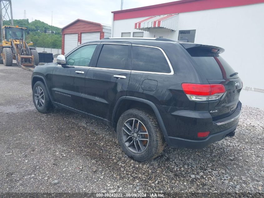 2017 Jeep Grand Cherokee Limited 4X4 VIN: 1C4RJFBG5HC835832 Lot: 39242022