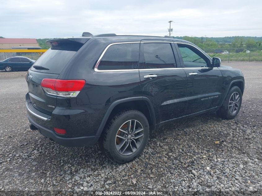 2017 Jeep Grand Cherokee Limited 4X4 VIN: 1C4RJFBG5HC835832 Lot: 39242022