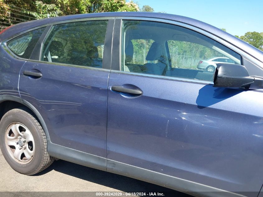 2014 Honda Cr-V Lx VIN: 3CZRM3H39EG702665 Lot: 39242029